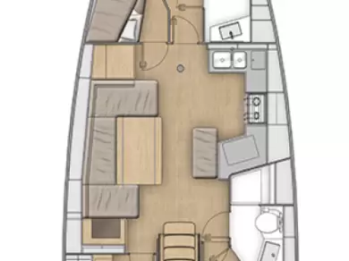 Vermietung Segelboot Bénéteau mit Führerschein