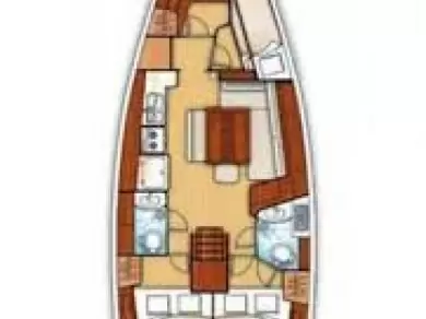 Ein Bénéteau Oceanis 43 Family - 4 cab. mieten in Fethiye