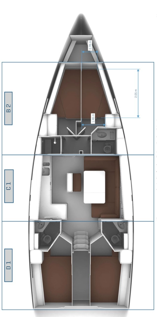 Vermietung Segelboot Bavaria mit Führerschein
