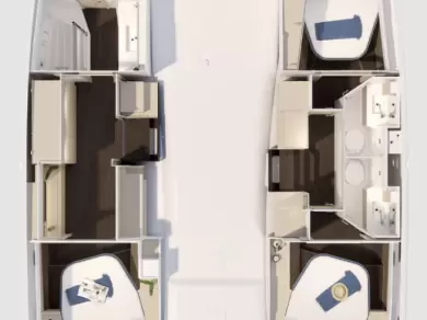 Vermietung Katamaran Fountaine Pajot mit Führerschein