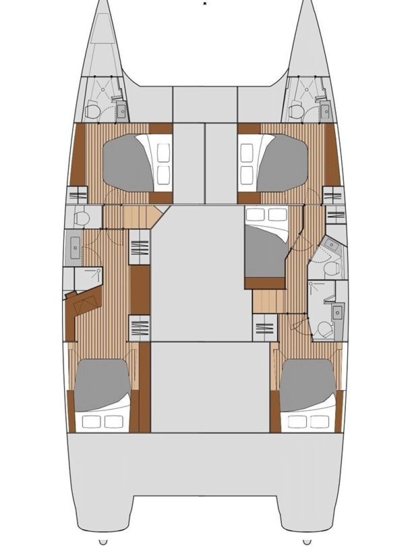 Vermietung Katamaran Fountaine Pajot mit Führerschein