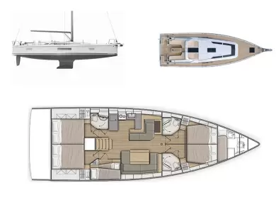 Segelboot mieten in Álimos - Bénéteau Oceanis 51.1