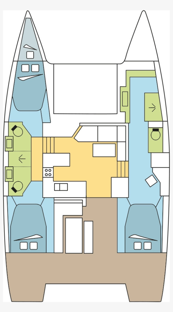 Ein Fountaine Pajot Astrea 42 mieten in Road Town