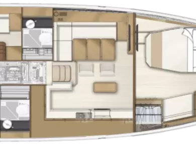 YachtCharter in Road Town - Jeanneau Jeanneau 55 - 3 + 1 cab. auf SamBoat