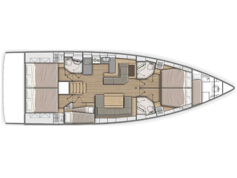 Bénéteau Oceanis 51.1 mieten Vlycho