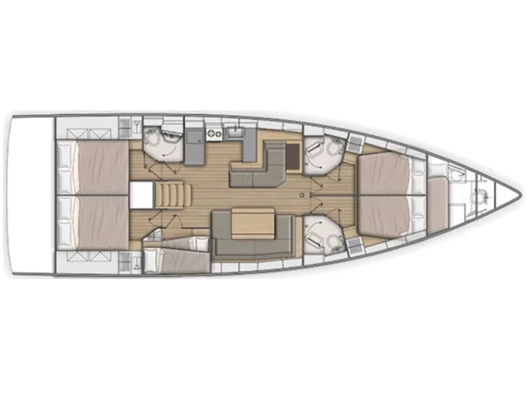 Bénéteau Oceanis 51.1 mieten Vlycho