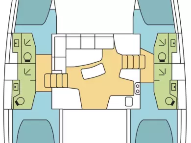 Boot mieten Lefkáda günstig Lagoon 42