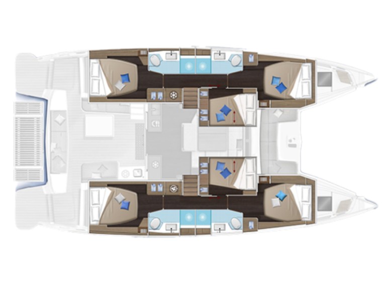 Katamaran mieten in Lefkáda - Lagoon Lagoon 51