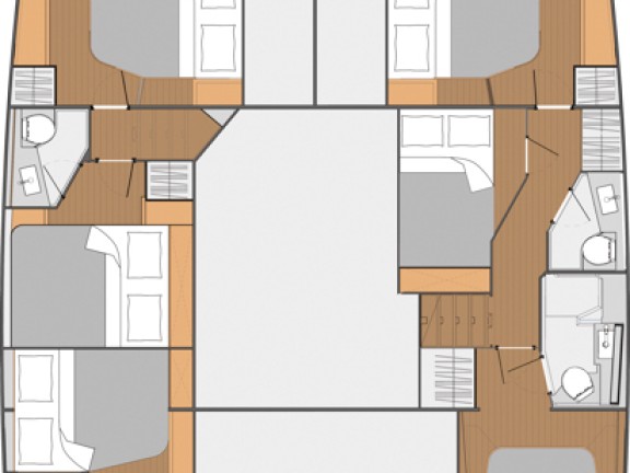 Ein Fountaine Pajot Saba 50 mieten in Eden Island