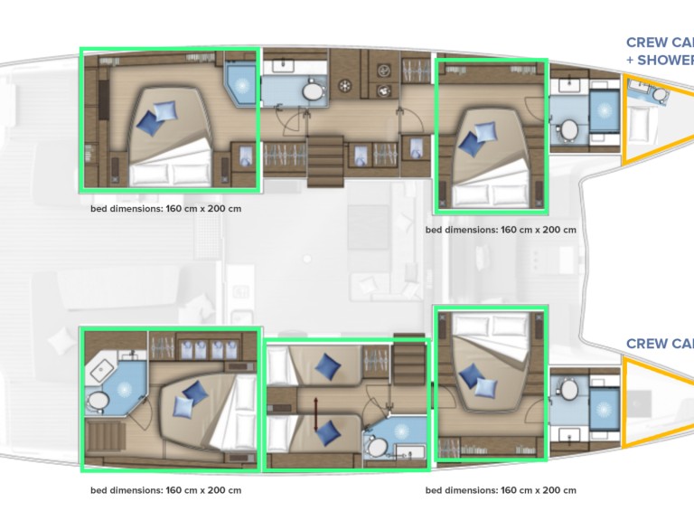 YachtCharter in Kaštela - Lagoon Lagoon 55 auf SamBoat