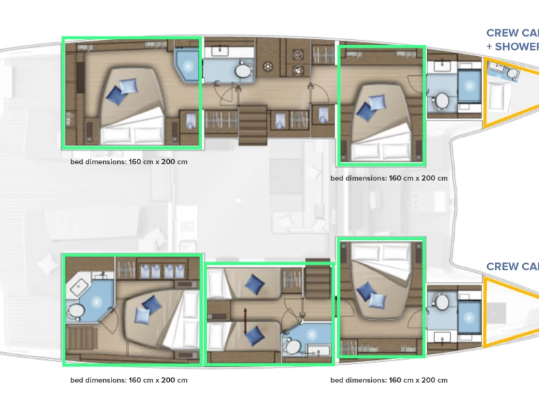YachtCharter in Kaštela - Lagoon Lagoon 55 auf SamBoat