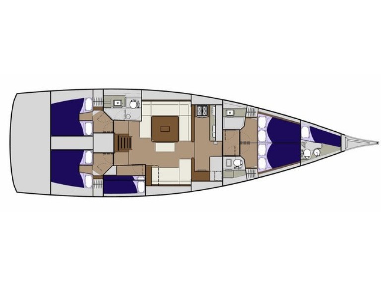 Segelboot mieten in Rhodos - Dufour Dufour 560 Grand Large