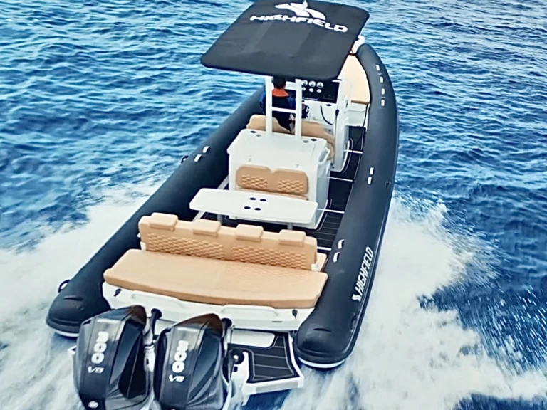 Highfield 900 sport mieten Cannigione di Arzachena