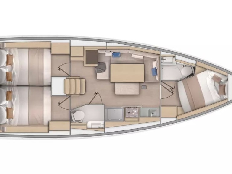 Segelboot mit oder ohne Skipper Bénéteau mieten in Skradin