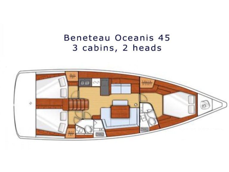 Segelboot mieten in Álimos - Bénéteau Oceanis 45/3