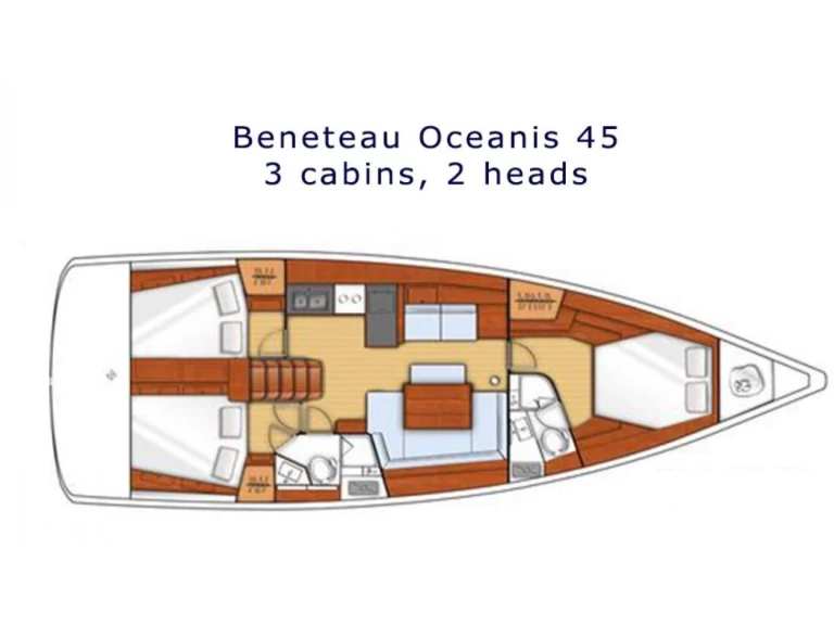 Segelboot mieten in Álimos - Bénéteau Oceanis 45/3