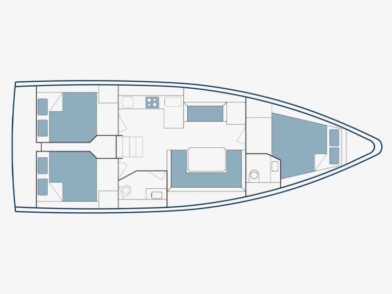 Vermietung Segelboot Bavaria mit Führerschein