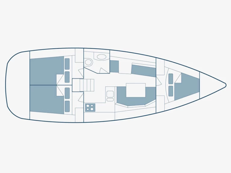 Ein  Sun Odyssey 36i[G] mieten in Nikiána