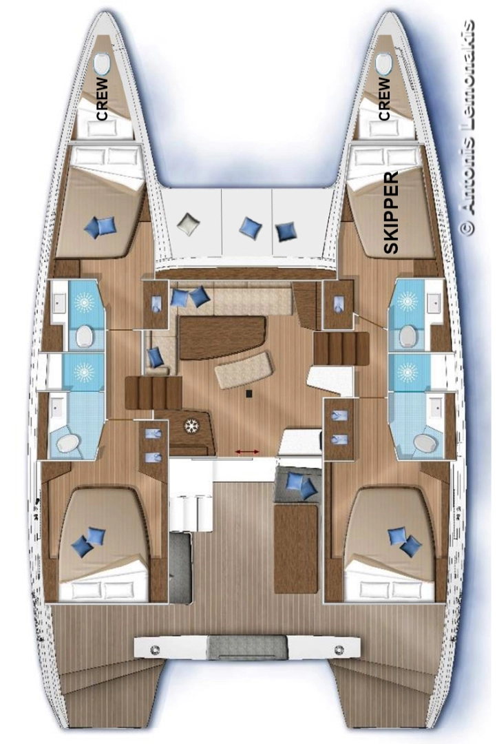 Ein Lagoon Lagoon 42 mieten in Ermoupoli