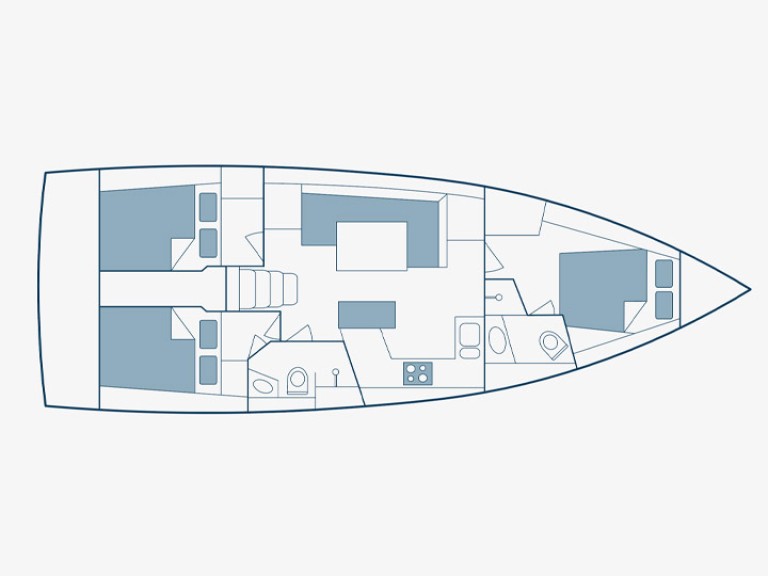 Boot mieten Nikiána günstig Oceanis 41.1