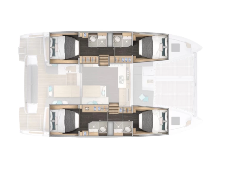 Vermietung Katamaran Lagoon mit Führerschein