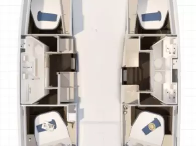 Bootsverleih Fountaine Pajot Fountaine Pajot FP 41 Quatuor 3 Pula Samboat