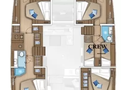 Bootsverleih Lagoon Lagoon 55 - 4 + 2 cab. Palma de Mallorca Samboat