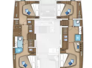 YachtCharter in Gouviá - Lagoon Lagoon 55 auf SamBoat