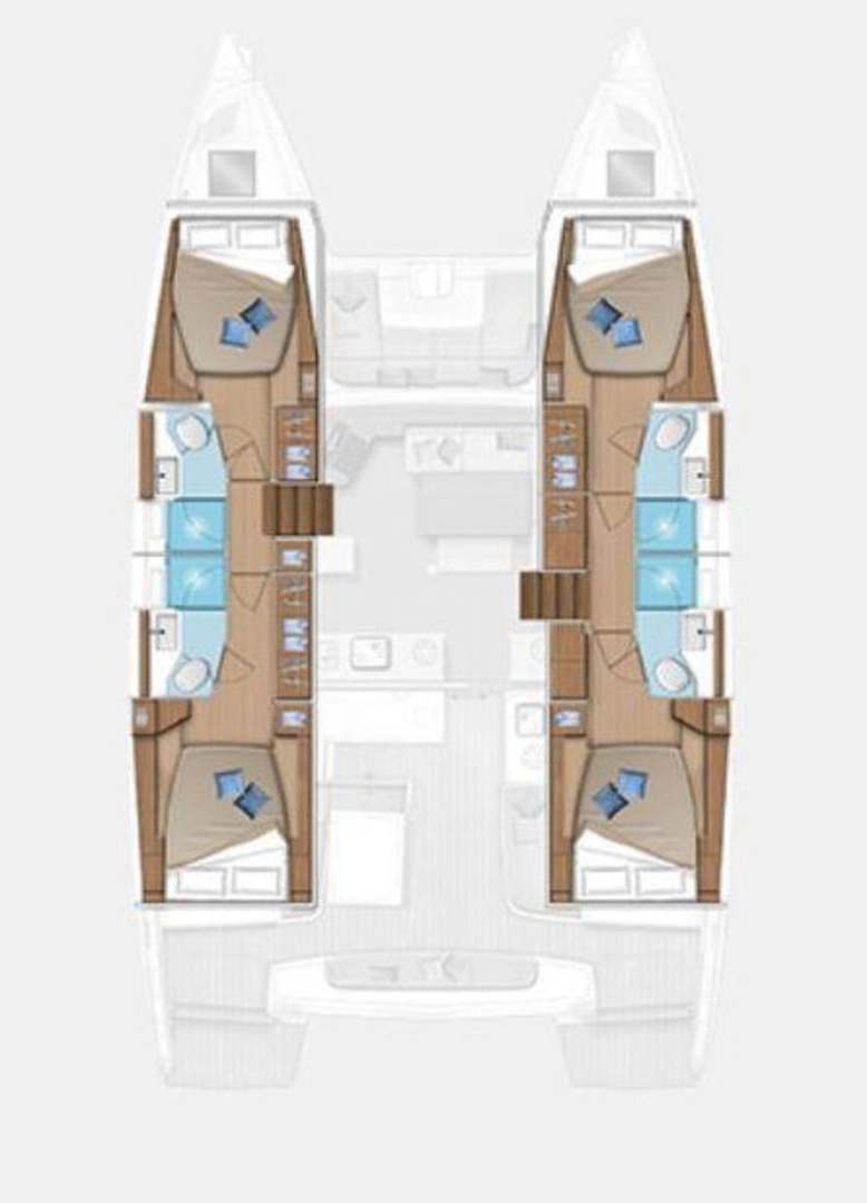 YachtCharter in Gouviá - Lagoon Lagoon 46 auf SamBoat