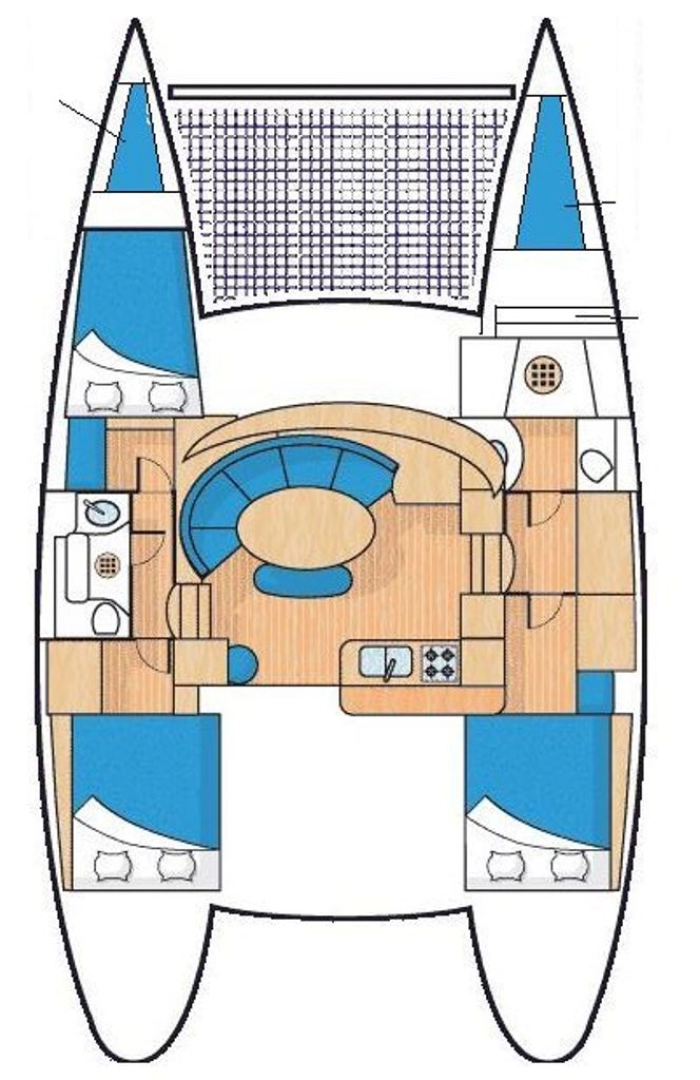 Vermietung Katamaran Lagoon mit Führerschein