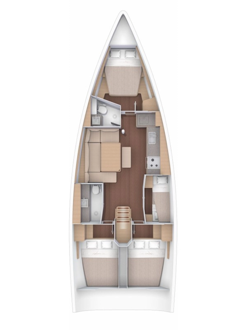 Vermietung Segelboot Dufour mit Führerschein