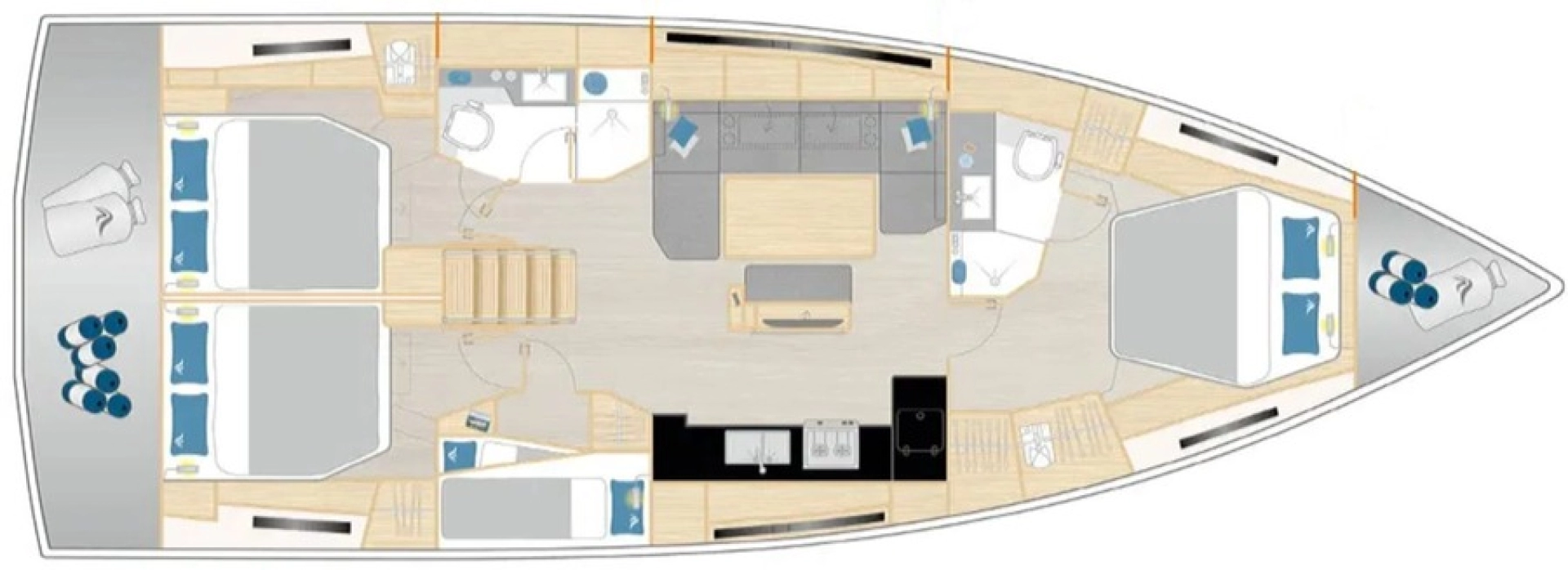 Hanse Hanse 460 mieten Pomer