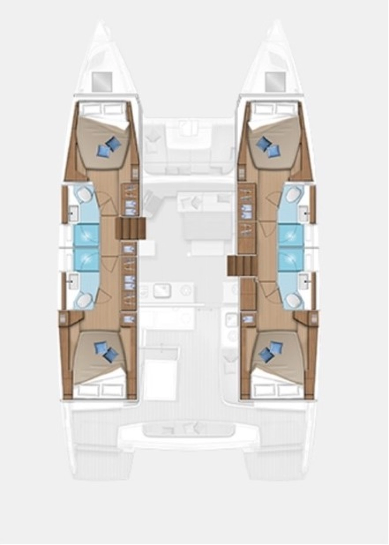 Boot mieten Trogir günstig Lagoon 46