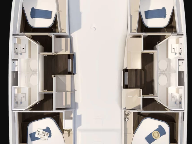 Katamaran mit oder ohne Skipper Fountaine Pajot mieten in Nikiána