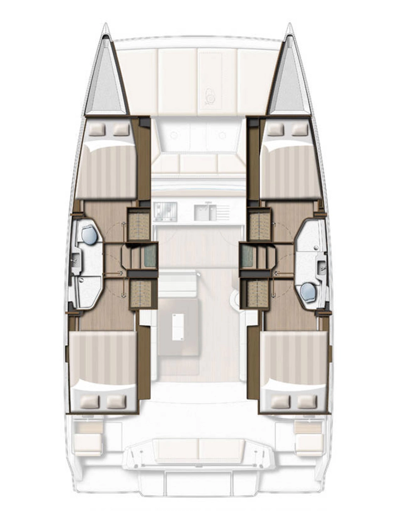 Vermietung Katamaran Bali mit Führerschein