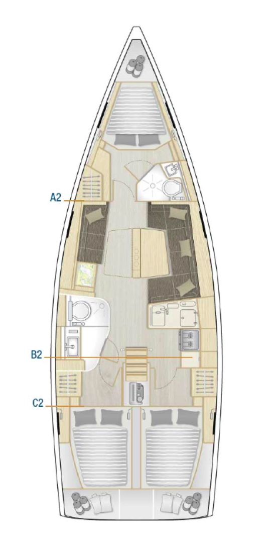 Bootsverleih Hanse Hanse 418 Seget Donji Samboat