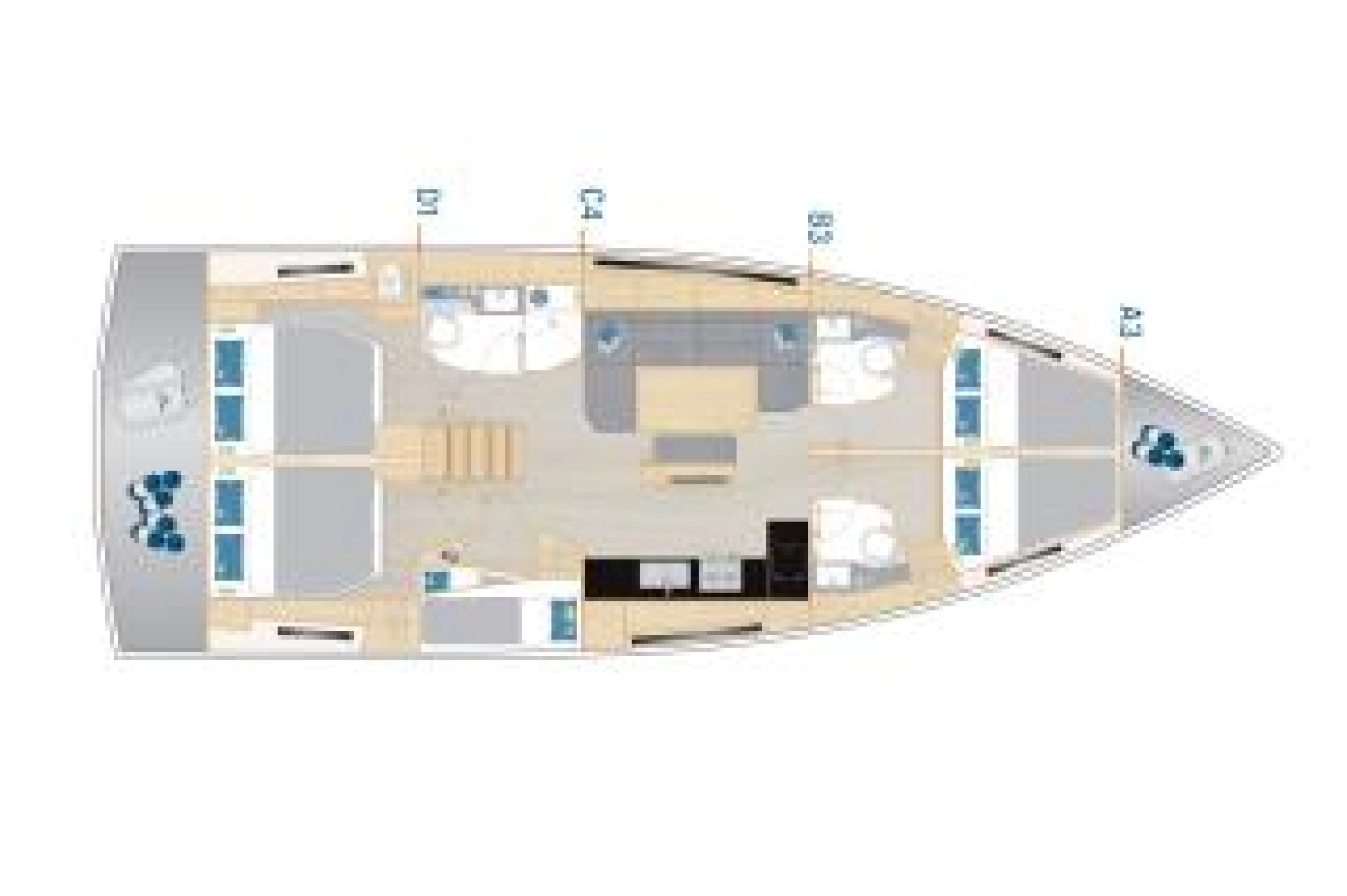 Bootsverleih Hanse Hanse 460 Sukošan Samboat
