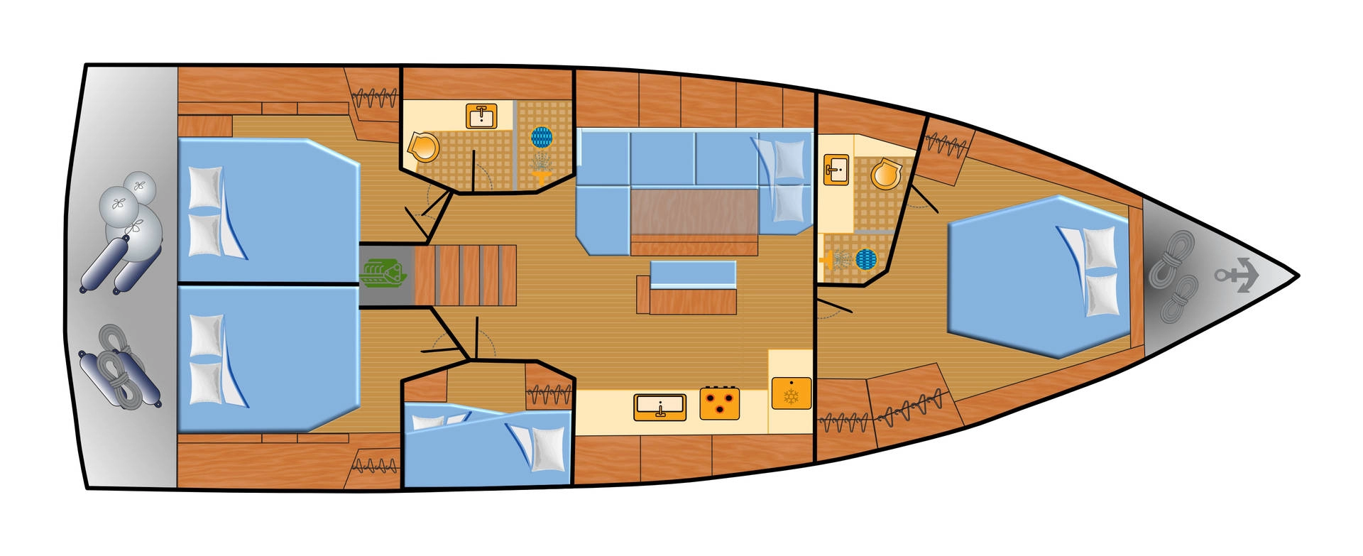 Ein Hanse Hanse 460 mieten in Can Pastilla