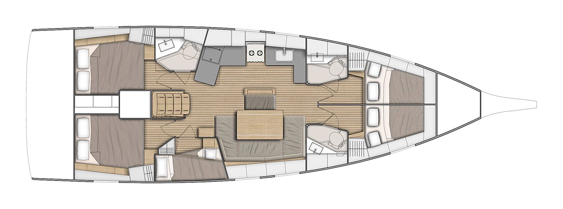 Ein Bénéteau Oceanis 46.1 mieten in Can Pastilla