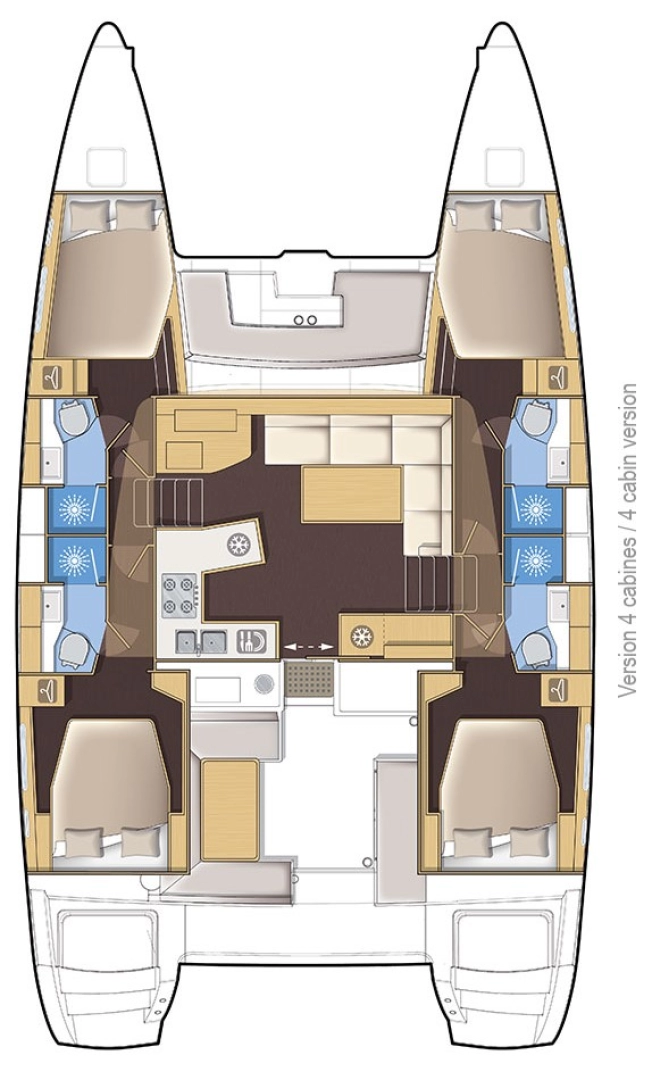 Bootsverleih Lagoon Lagoon 450 Sport Top Zadar Samboat
