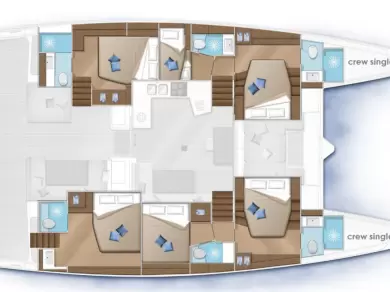 Ein Lagoon Lagoon 52 mieten in Álimos