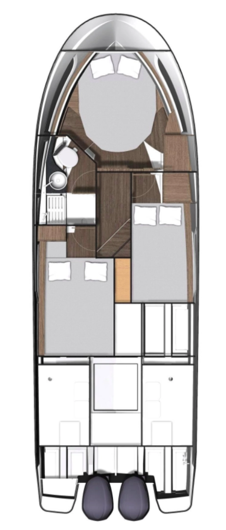 Motorboot mit oder ohne Skipper Jeanneau mieten in Pirovac