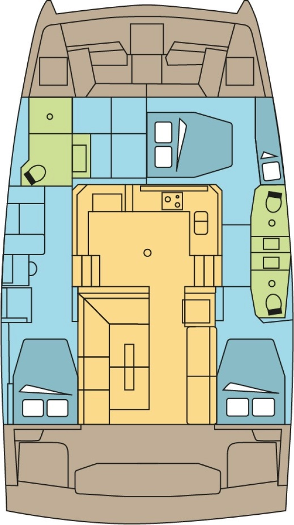 Boot mieten Parham Town günstig Bali Catspace Voile