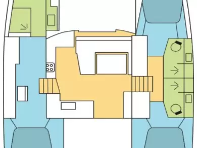 YachtCharter in Seget Donji - Fountaine Pajot Elba 45 auf SamBoat