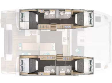 YachtCharter in Benítses - Lagoon Lagoon 43 auf SamBoat