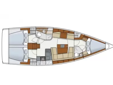 Vermietung Segelboot Hanse mit Führerschein