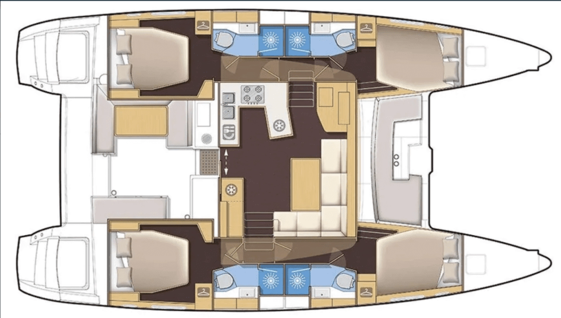 YachtCharter in Parish of Saint George - Lagoon Lagoon 450 auf SamBoat