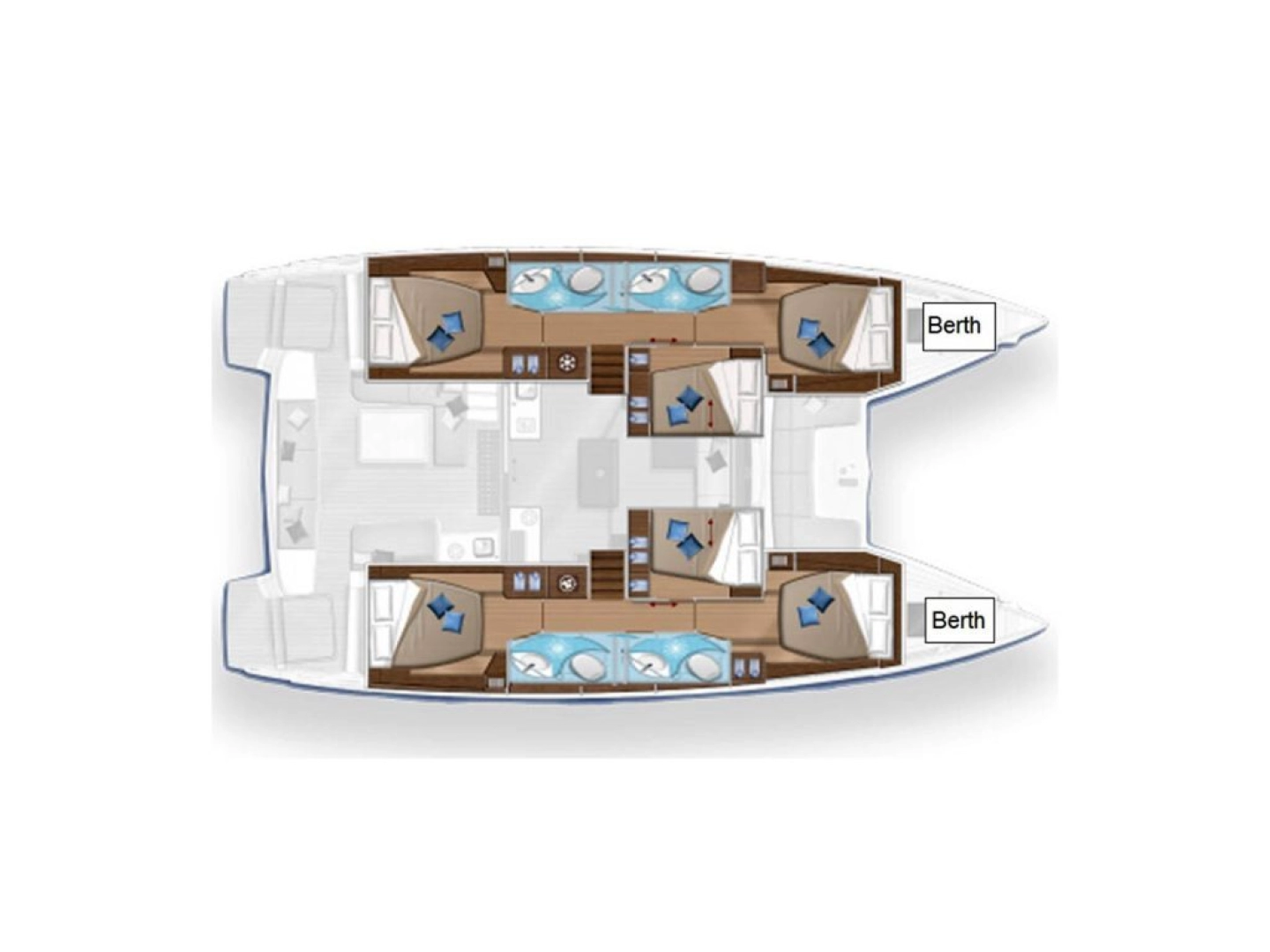 Vermietung Katamaran Lagoon mit Führerschein