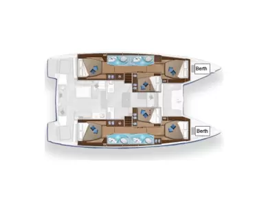 Vermietung Katamaran Lagoon mit Führerschein