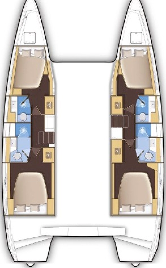 YachtCharter in Saint-Raphaël - Lagoon Lagoon 42 auf SamBoat